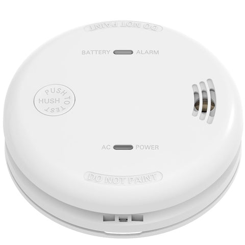 Photoelectric Smoke Alarm 240V 9V Battery Backup RF Wireless Interconnected